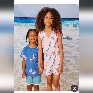 Tea Collection size 14 reversible wrap romper